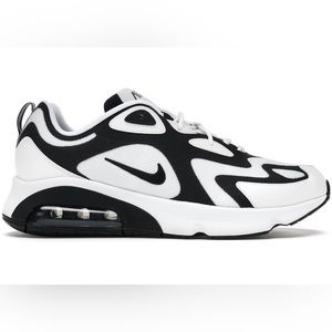 Nike Men's Black and White Sneakers